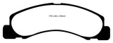 EBC Yellowstuff Brake Pads Part Number ebcDP41308R for Ford F-250 Super Duty (2002-2004)