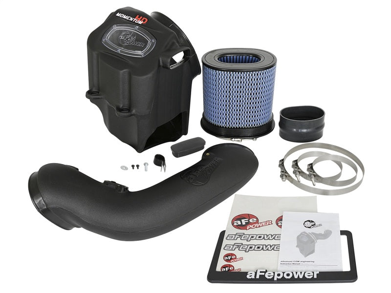 aFe Momentum HD Pro 10R Cold Air Intake System for 2017 Ford F-250 and F-350 Diesel Trucks V8-6.7L