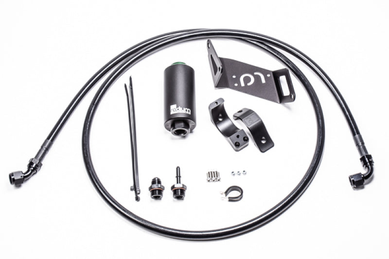 Radium Engineering BMW E9x Fuel Hanger Feed with Stainless Filter – Part Number rad20-0475-03