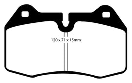 EBC Bluestuff NDX Full Race Brake Pads for Infiniti G35 and Nissan 350Z * High Friction Sport Performance