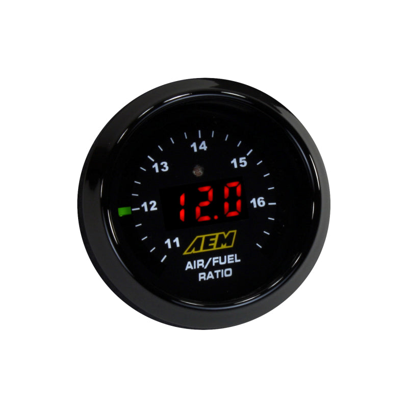AEM Digital Wideband UEGO Gauge without Sensor – Accurate Air/Fuel Ratio Monitoring for Engine Tuning