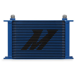 Mishimoto Universal 25 Row Oil Cooler - Blue for Ford Mustang 2018-2021