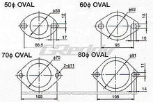 Load image into Gallery viewer, GReddy 80mm Oval Exhaust Gasket – High-Performance Automotive Seal for Exhaust Systems