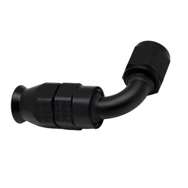 DeatschWerks 6AN Female Swivel 90-Degree Hose End PTFE with Olive Insert - Anodized Matte Black