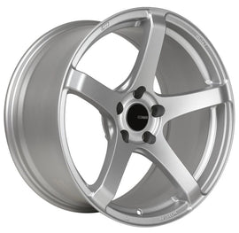 Enkei Kojin 18x9.5 Inch Matte Silver Alloy Wheel with 30mm Offset and 5x114.3 Bolt Pattern – Part Number enk476-895-6530SP