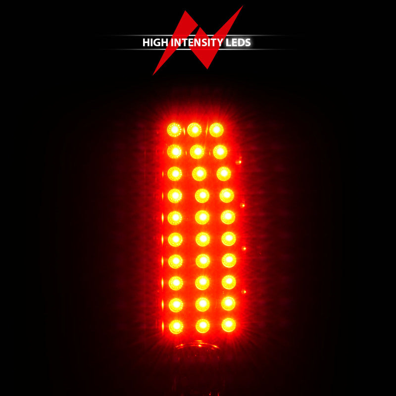 ANZO 04-10 Chevy Colorado & GMC Canyon LED Tail Light Assembly with Clear Lens and Black Housing