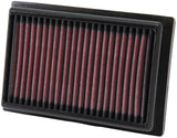 K&N Replacement Air Filter 12-13 Toyota Prius C 1.5L L4 F/I - High-Flow Reusable Performance Filter