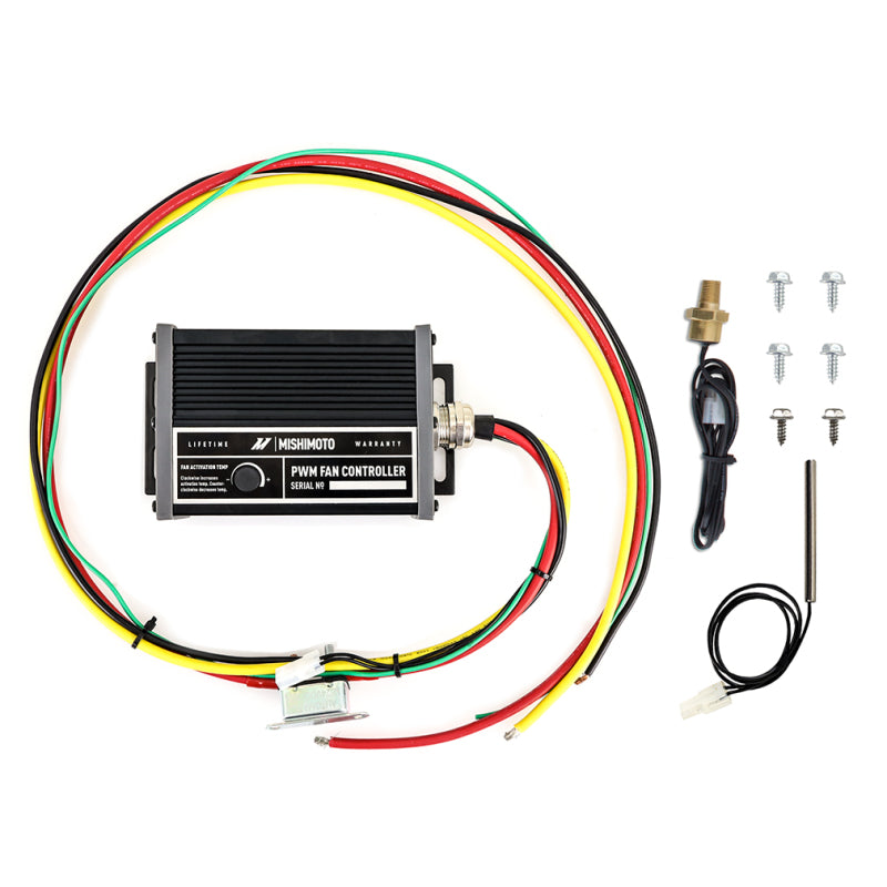 Mishimoto PWM Fan Controller Part Number misMMFAN-PWM-UBK for Precise Engine Cooling Control