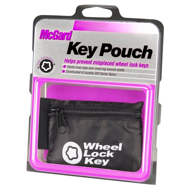 McGard Wheel Key Lock Storage Pouch - Black for Secure and Convenient Key Management