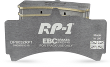 Load image into Gallery viewer, EBC Racing RP-1 Race Front Brake Pads for Lotus Elise (2005-2011) * Carbon Kevlar Blend, High-Temperature Performance