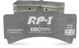EBC Racing RP-1 Race Front Brake Pads for Lotus Elise (2005-2011) * Carbon Kevlar Blend, High-Temperature Performance