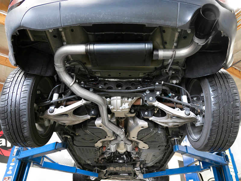 aFe Large Bore HD 3-inch Stainless Steel Cat-Back Exhaust System with Black Tips for Jeep Grand Cherokee (WK2) 2014-2016 V6-3.6L