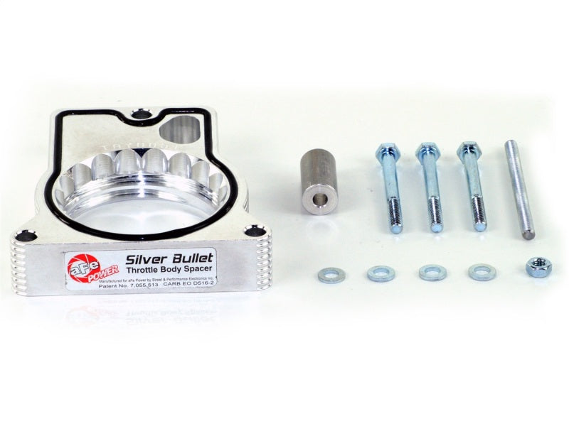 aFe Silver Bullet Throttle Body Spacer Kit for GM C/K 1500/2500/3500 V8 5.0L & 5.7L (1996-2000)