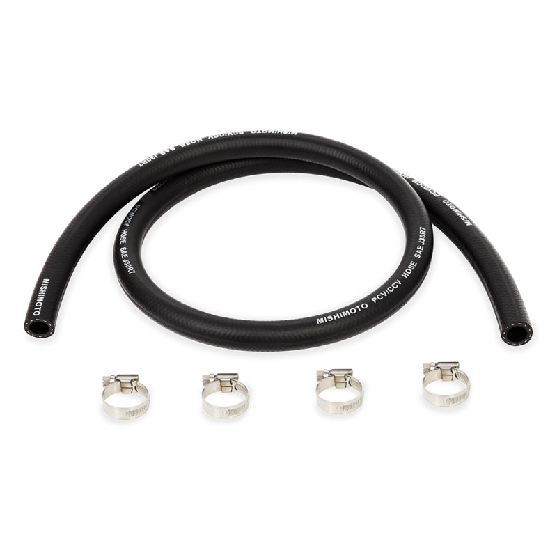 Mishimoto 1-inch by 6-foot Universal Catch Can Hose with Clamps