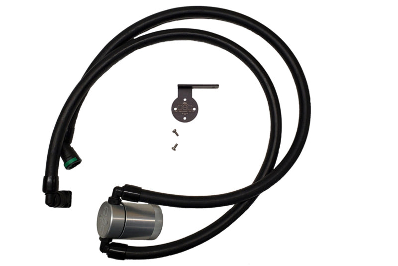 J&L JLT3028P-C Oil Separator 3.0 Passenger Side, Clear Anodized for 2021-2026 Ford F-150 3.5L PowerBoost