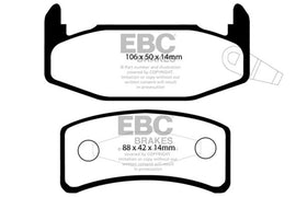 EBC DP4978R Yellowstuff Rear Brake Pads for 1992-1993 Pontiac Grand Prix and Buick Regal