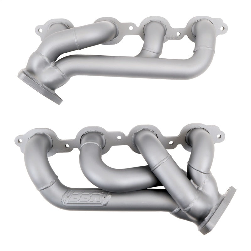 BBK 14-18 GM Truck 5.3/6.2L Shorty Tuned Length Exhaust Headers with Titanium Ceramic Finish