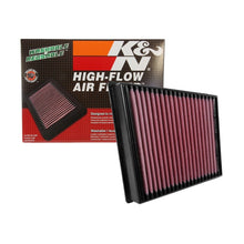 Load image into Gallery viewer, K&amp;N Engineering 33-5065 High-Flow Reusable Air Filter for 2017 Chevy Silverado 2500HD &amp; GMC Sierra 2500HD