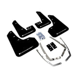 Rally Armor UR Series Mud Flaps for 2015-2016 Volkswagen Golf and Golf SportWagen – Black with White Logo