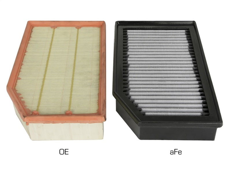 aFe Magnum FLOW Pro DRY S OE Replacement Air Filter for Jeep Wrangler JL (2018-2019) and Gladiator JT (2020-2025) with 3.6L V6 Engine