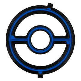 Fel-Pro Engine Oil Cooler Gasket for Ford Focus, Mazda MX-5 Miata, Ford Mustang, and Ranger - Part Number FEL72709