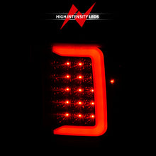 Load image into Gallery viewer, ANZO 1993-1997 Ford Ranger LED Tail Light Set with Light Bar, Smoke Lens, Black Housing