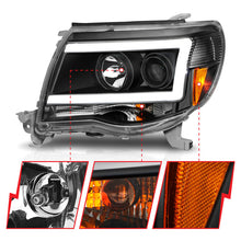 Load image into Gallery viewer, ANZO 05-09 Toyota Tacoma Projector Headlights with Plank Style and Clear Lens