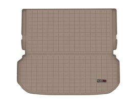 WeatherTech 2022+ Infiniti QX60 Cargo Liner - Tan with Bumper Protector for Behind 2nd Row Seating