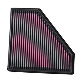K&N Engineering 33-5059 High-Flow Reusable Air Filter for Cadillac CTS (2016-2019) with 6.2L V8 Engine