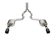 Load image into Gallery viewer, CORSA Performance 24+ Ford Mustang GT Xtreme Cat-Back Exhaust System with 3.0-inch Dual Rear Exit and 4.5-inch Black PVD Straight Cut Tips