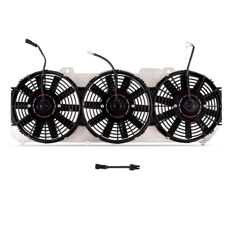 Mishimoto 1989-2001 Jeep Cherokee XJ 4.0L Performance Aluminum Fan Shroud with High-Flow Electric Fans