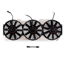 Load image into Gallery viewer, Mishimoto 1989-2001 Jeep Cherokee XJ 4.0L Performance Aluminum Fan Shroud with High-Flow Electric Fans