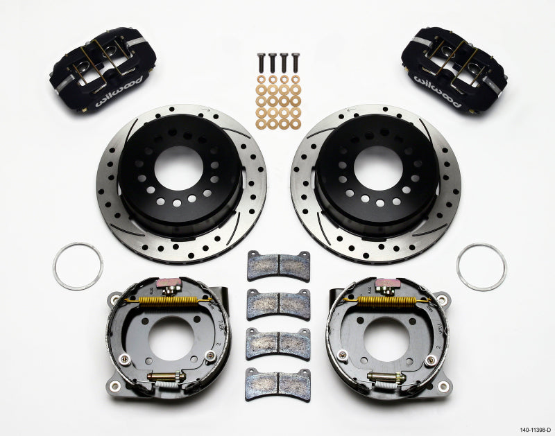 Wilwood Dynapro Low-Profile 11-inch P-Brake Kit for Chevy 12-Bolt with 2.75-inch Offset
