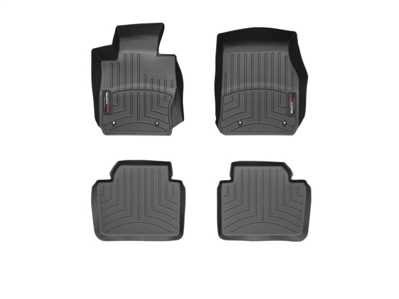 WeatherTech FloorLiner DigitalFit for 2012-2014 BMW 3 Series * Front and Rear, Black, Part Number WET444541-444102