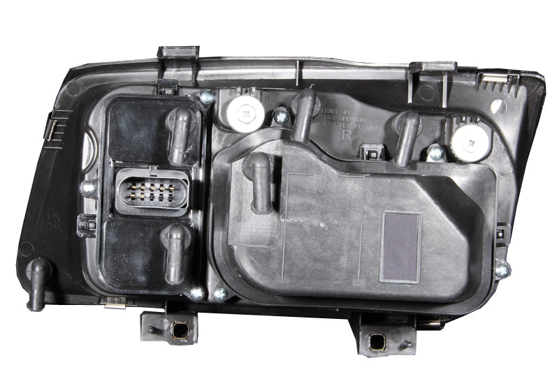 ANZO 1999-2005 Volkswagen Jetta Projector Headlights with Halo and Fog Lights - Black Housing, CCFL - Pair