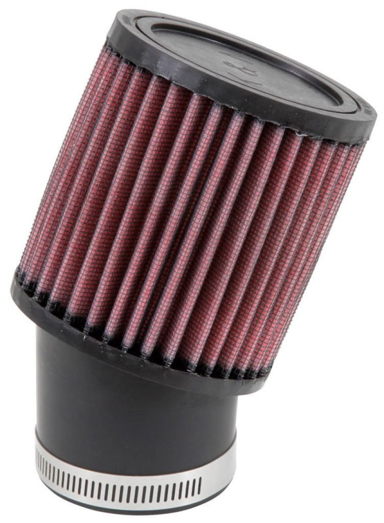 K&N Engineering Universal Rubber Round Straight Air Filter * 20 Degree Angled Flange, 2-7/16 inch Diameter, 4-inch Height