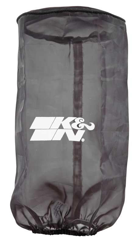 K&N Polaris Black Round Drycharger Air Filter Wrap 11.25 x 3 x 3 inches for Polaris RZR Models