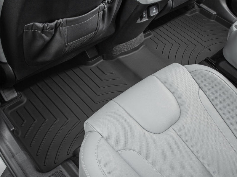 WeatherTech FloorLiner HP for Hyundai Palisade (2020-2023) * Custom Rear Second Row Floor Mats in Black