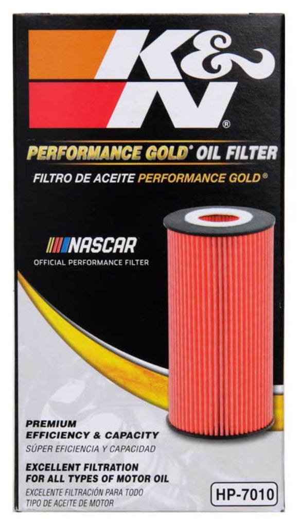 K&N Engineering KNNHP-7010 Cartridge Oil Filter for Volkswagen and Audi 2.5L Engines