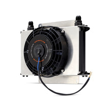 Load image into Gallery viewer, Mishimoto Universal 25-Row Oil Cooler Kit with 8-Inch Slim Fan for Enhanced Vehicle Cooling