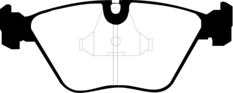 EBC Redstuff Ceramic Low Dust Front Brake Pads for 2001-2002 BMW Z3 and More * Part No. EBCDP3689C