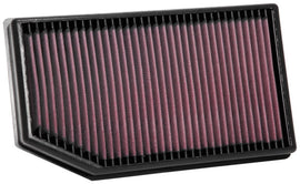 K&N Engineering 33-5076 High-Flow Drop-In Air Filter for Jeep Wrangler 2018-2019