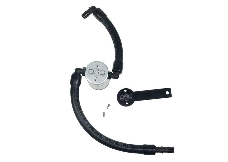 J&L jlt3067P-C Oil Separator 3.0 Passenger Side, Clear Anodized for 2019-2026 Ram 1500 5.7L