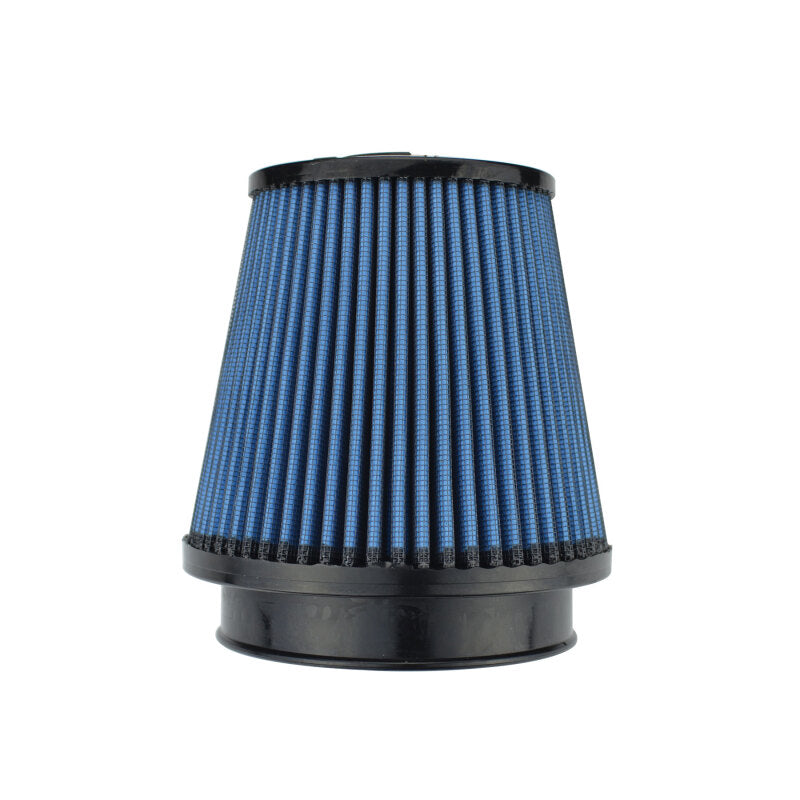 Injen NanoWeb Dry Air Filter Part No. X-1128-BB — 4-inch Flange, 5.5-inch Base, 5.4-inch Height, 4-inch Top