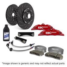 Load image into Gallery viewer, EBC Racing BBK031RED-1 Apollo Big Brake Kit for Subaru BRZ and Scion FR-S, Red 4-Piston Calipers, 330mm Front Rotors