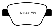 Load image into Gallery viewer, EBC Greenstuff 2000 Series Sport Rear Brake Pads for Volkswagen and Audi Models * Part Number EBCDP22075