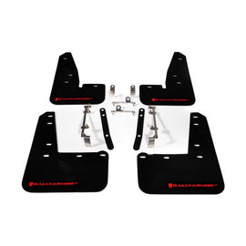 Rally Armor UR Series Black Mud Flaps with Red Logo for Toyota GR Corolla 2023-2025
