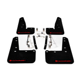 Rally Armor UR Series Black Mud Flaps with Red Logo for Toyota GR Corolla 2023-2025