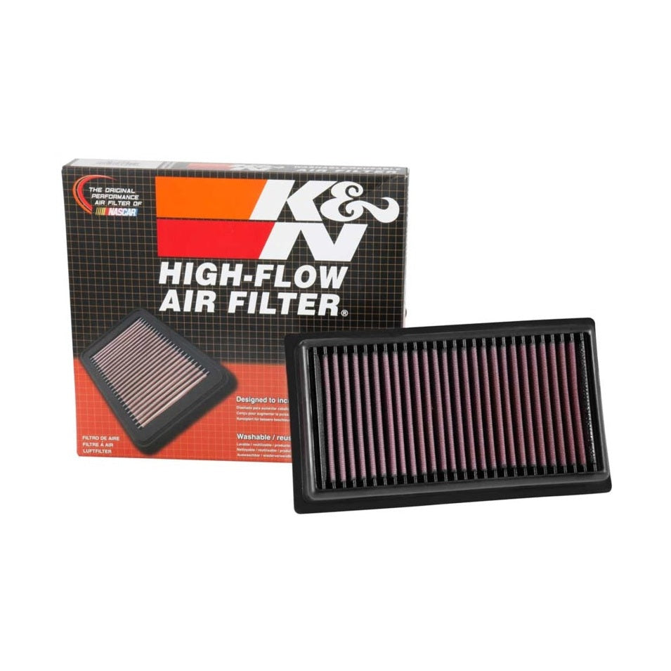 K&N Engineering 33-5060 High-Flow Drop-In Air Filter for 2017-2019 Subaru BRZ and Toyota 86
