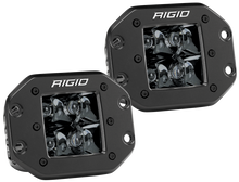 Load image into Gallery viewer, Rigid Industries D2 Midnight Edition Flush Mount Spot Lights - D-Series Dual Spot FM/2